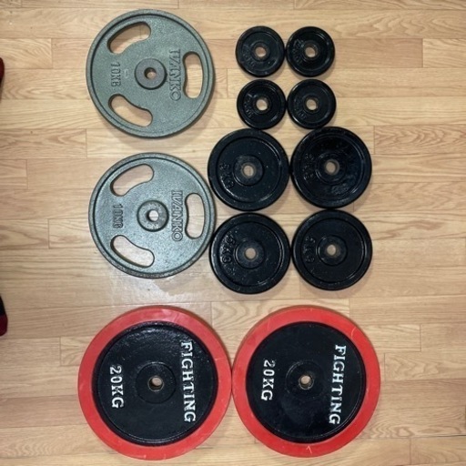 バーベル約93キロセット ダンベル 可変式 20kg 2個セット 40kg 