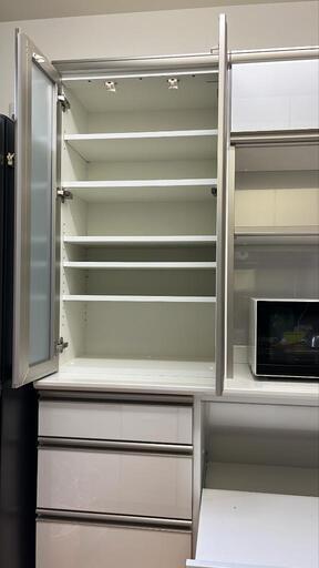 超美品！食器棚160cm HYATTシリーズ現行品 (綾野製作所の兄弟会社) 超美品！食器棚160cm HYATTシリーズ現行品 (綾野製作所の兄弟会社)