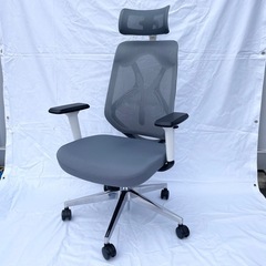 美品 オフィスコム　オフィスチェア YS-1  肘付き 可動肘 ヘッドレスト付き