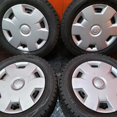 タイヤ走行短め【DUNLOP WM01 155/65R13】スタッドレス【ダイハツ 