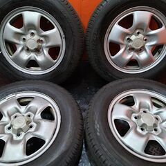 走行短め【DUNLOP GRANDTREK PT3 175/80R15】夏タイヤ【ダイハツ テリオスキッド 純正ホイール 15インチ 5J5HPCD114.3+50】　(KTM207) 走行短め【DUNLOP GRANDTREK PT3 175/80R15】夏タイヤ【ダイハツ