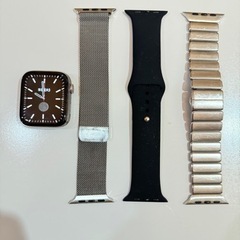 アップルウォッチseries4 44mmミラネーゼループ ベルト ステンレス