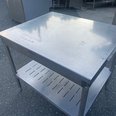 ■中古品 タニコー 作業台 900ｘ750ｘ810ｍｍ 厨房■