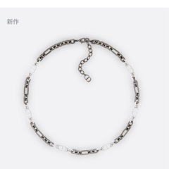 DIOR チェーンネックレス シルバー/ネックレス