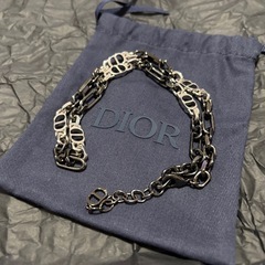 DIOR シルバー チェーンネックレス 楽天市場】DIOR HOMME ディオールオム メンズシルバー喜平チェーン