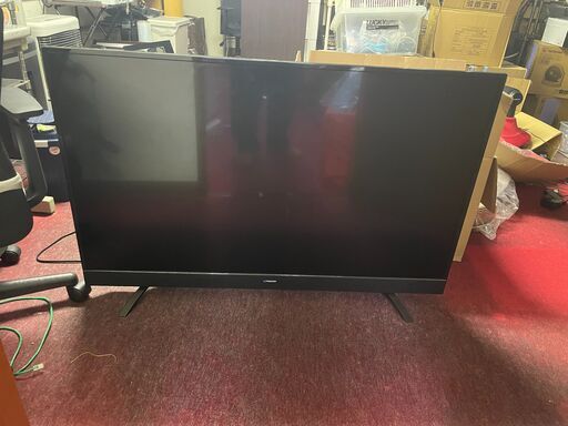 中古美品】2018年製 maxzen 49型液晶テレビ JU49SK03 ブラック 1104.2  
