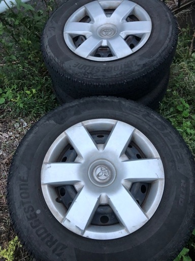 トヨタ純正ホイールタイヤセット H752 トヨタ 200系 ハイエース 純正 