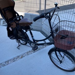 fides 20インチ シマノ6段変速 オートライト　子供乗せ自転車