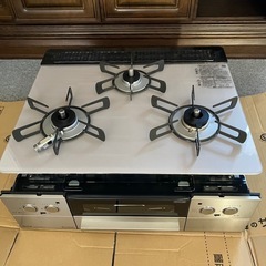 販売完了　ビルドイン　 都市ガスコンロ　RHS31W32L24R 　おまけ付き