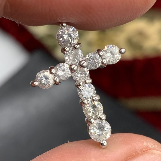 P928607A CHROMEHEARTS クロムハーツ ネックレストップ 3トリンケッツ ダイヤ 925 シルバー 36g ジュエリー アクセサリー ネックレス 中古品 P928607A CHROMEHEARTS クロムハーツ ネックレストップ 3トリンケッツ