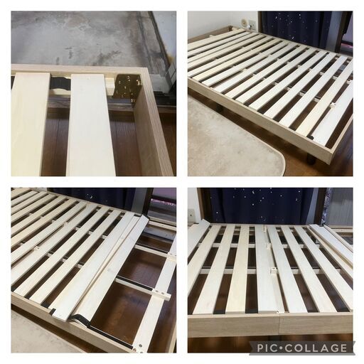 ☆中古￥12,000！【店長おすすめ！】タンスのゲン セミダブルベッド