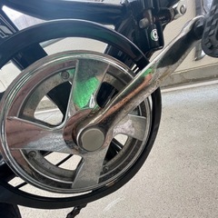 カゴ付き折りたたみ自転車