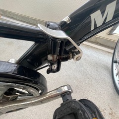 カゴ付き折りたたみ自転車