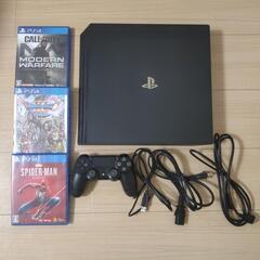 SONY PlayStation4 Pro 1TB＋ソフト4本 (あーちゃんプロフ必読) 味岡の 