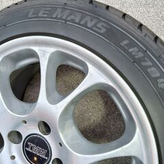 TMW ロードスター 希少品【日本製】年代物・要再塗装 ヴィッツ カローラ レビン シビック フィット スターレット キューブ【富山】195/50R15 中古4本 6.5J+35