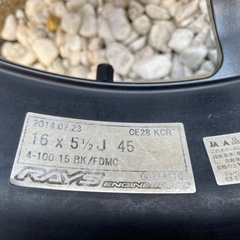 軽自動車用タイヤホイール レイズ CE28KCR