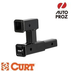 CURT ヒッチアダプター 2インチ 3,500 lbs CURT 2インチヒッチデュアルアダプター