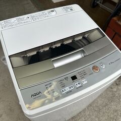 【動作保証あり】AQUA アクア 2020年 AQW-S45H 4.5kg 洗濯機【管理KRS698】
