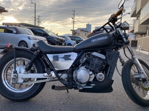 エリミネーター250 ビンテージライムグリーンカラー 神戸市北区から