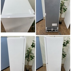 I328 🌈 ジモティー限定価格！ アイリスオーヤマ 2ドア冷蔵庫（162L）20年製 AF162 ⭐ 動作確認済 ⭐ クリーニング済