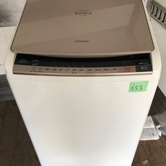 NO 653 🌈福岡市内配送設置無料✨🌈　日立 HITACHI ビートウォッシュ 洗濯乾燥機 （8kg） シャンパン BW-DV80A N