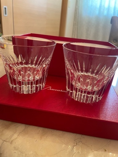 未使用 Baccarat ロックグラス 2022年2個セット