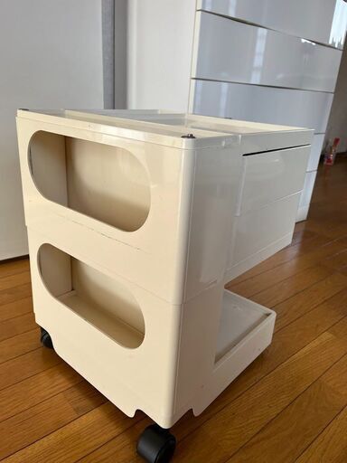 ボビーワゴン Joe Colombo ジョエ・コロンボ ホワイト 2段2トレイ