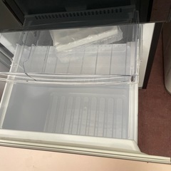 シャープ 2ドア ガラストップ 冷蔵庫 2019