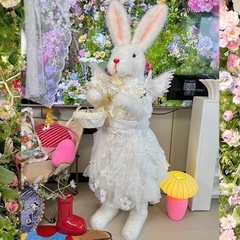 巨大 うさぎ 美品】玄関展示用巨大ウサギ