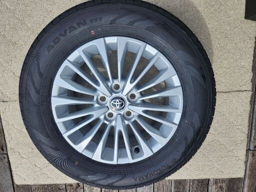 アルファード40 xグレード　純正　タイヤホイールセット　17インチ　新車はずし 新車外し】40アルファード 純正ホイール4本17インチタイヤセット 2024