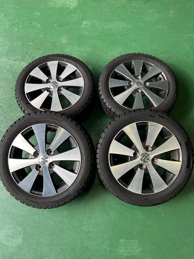 155/65R14 スタッドレス＆アルミ4本セット 中古品 2019年製 