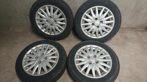 N-ONE 純正　タイヤホイールセット　155/65R14 ホンダ n-one 純正op 14インチアルミホイール ダンロップ 155/65R14 冬