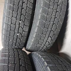 ホンダ n-one 純正op 14インチアルミホイール ダンロップ 155/65R14 冬タイヤセット 