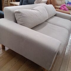 ☆ジモティ割あり☆ SIEVE ソファ ベージュ H70×D90×W178 クリーニング 