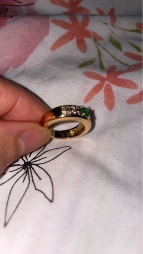 K18 ダイヤモンド リング (花モチーフ) 品番d23-14