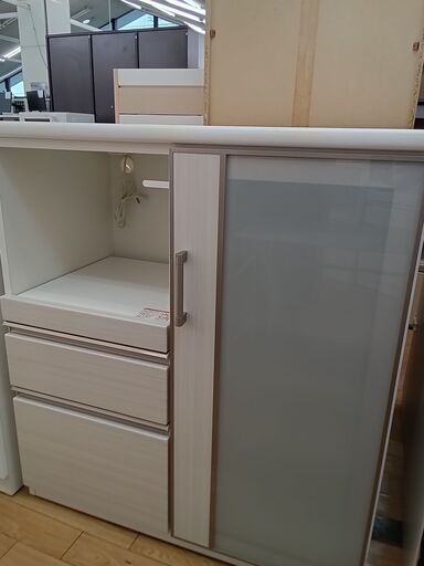 ★ジモティ割あり★ ニトリ キッチンカウンター ホワイト H87×W121×D53 クリーニング済み KJ2786 ☆ジモティ割あり☆ ニトリ キッチンカウンター ホワイト H87×W121×D53