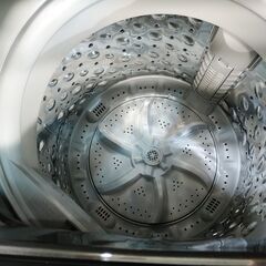 3か月間保証☆配達有り！21000円(税別）ニトリ 全自動 洗濯機 6㎏ 6キロ 2022年製 NTR60　ブラック