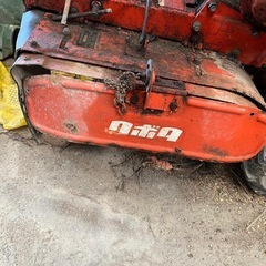 お話中　小型耕運機