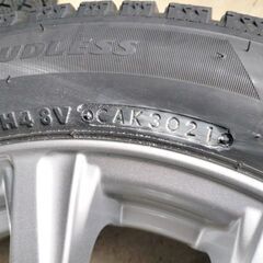 スタッドレス スノー 155/65Ｒ14 BS VRX2 残溝多し アルミ付 極上美品4本セット