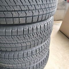 スタッドレス スノー 155/65Ｒ14 BS VRX2 残溝多し アルミ付 極上美品4本セット