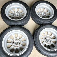 スタッドレス スノー 155/65Ｒ14 BS VRX2 残溝多し アルミ付 極上美品4本セット