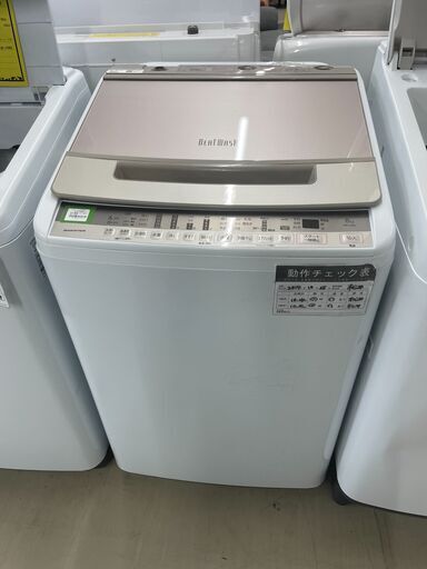 ジモティ来店特価！！】 洗濯機 ヒタチ BW-V80F 2020 J-1115 ビック 