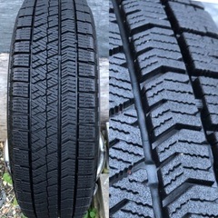 ［SOLD］14インチ アルミホイール　スタッドレス 155/65R14 4本 VRX2　2023年 バリ溝 軽自動車