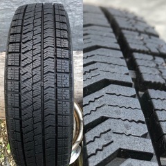 ［SOLD］14インチ アルミホイール　スタッドレス 155/65R14 4本 VRX2　2023年 バリ溝 軽自動車