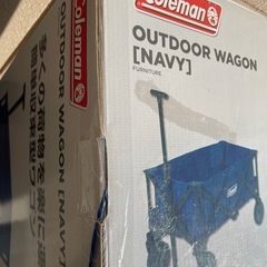 新品未開封 レア色！ Coleman アウトドアワゴン ネイビー