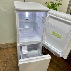 I720 🌈 SHARP 2ドア冷蔵庫(152L つけかえドア）21年製 SJ-D15G ⭐ 動作確認済 ⭐ クリーニング済