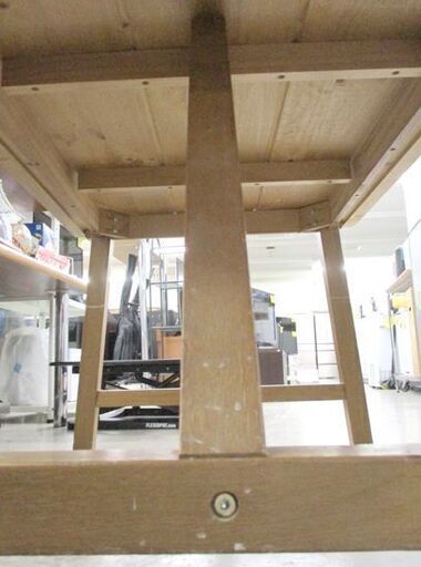 作業台に！大判150×89cm 木製テーブル ペン痕 ペンキ跳ね有 リメイク 