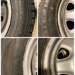 スタッドレス175/70R14ダンロップWM02  2022年製4本セット残溝8よりの7mm PCD100 4穴4.5Jハブ54 ET45?