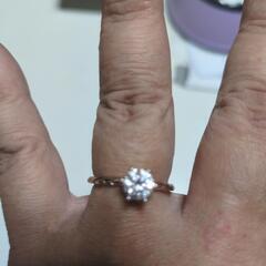 サモアナイトのk18リング