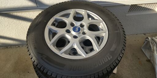 175／80R15スタッドレス＋アルミホイールセット パジェロミニ、ホンダZ、テリオスキッド (ハル) 栗田のタイヤ、ホイール の中古あげます・譲ります｜ジモティーで不用品の処分